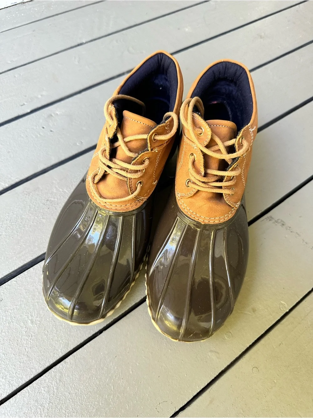 Tommy Hilfiger Wheat Ankle Lace-up Duck Boots ~Womens 8M